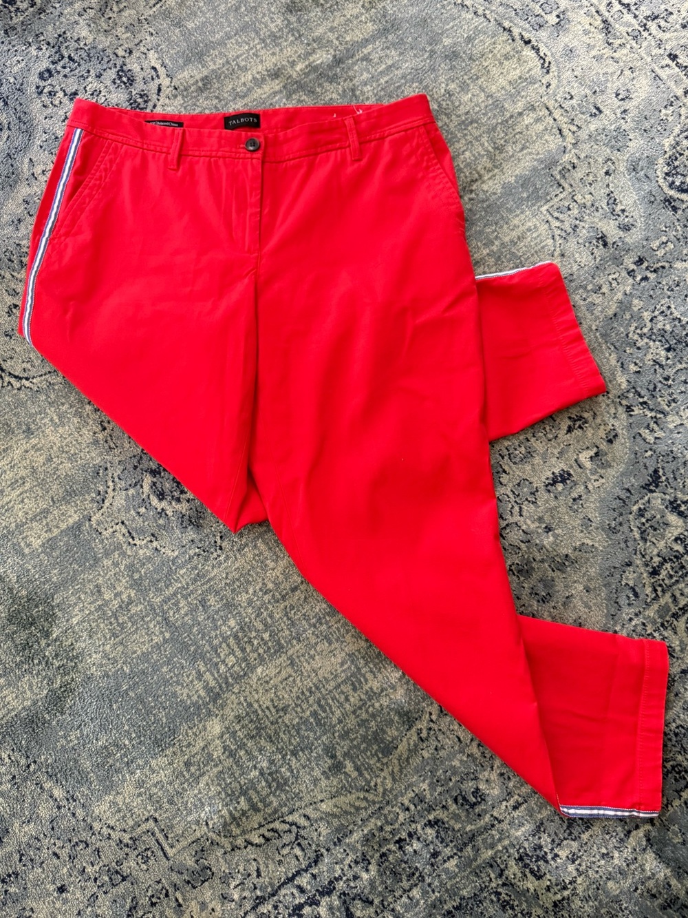 Talbots Red Chino Pants 10P